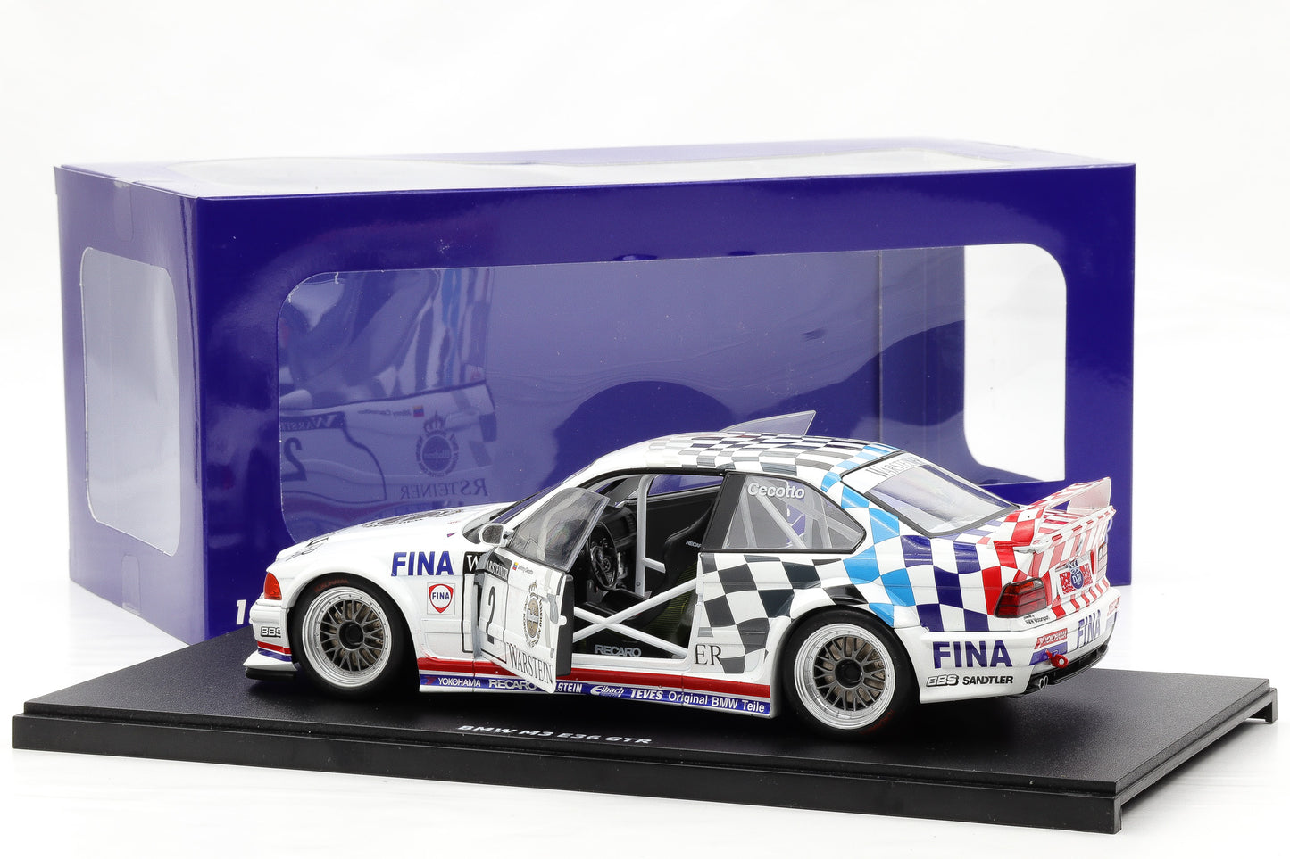 1:18 Werk83 BMW M3 E36 GTR #2 ADAC GT-Cup Champion 1993 Johnny Cecotto