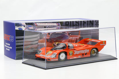 1:18 Werk83 Porsche 956K Brun #1 3rd Norisring DRM 1984 Bellof + Vitrine