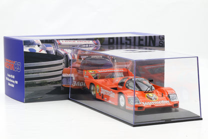 1:18 Werk83 Porsche 956K Brun #1 3rd Norisring DRM 1984 Bellof + Vitrine