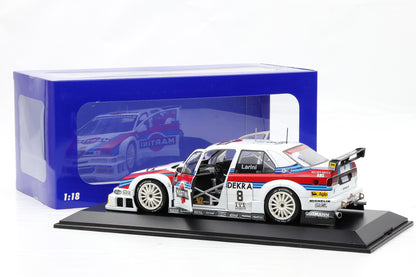 1:18 Werk83 Alfa Romeo 155 V6 Ti Martini DTM/ITC 1995 #8 Larini + Vitrine