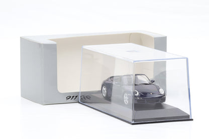1:43 Minichamps Porsche 911 997 Carrera 4 Cabriolet blau metallic 2004 WAP Dealer