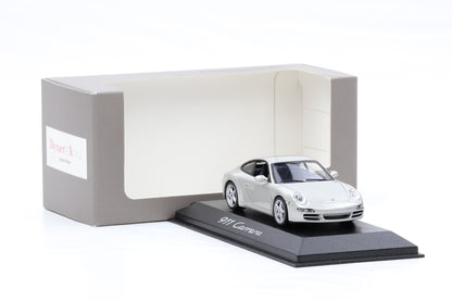 1:43 Minichamps Porsche 911 997 Carrera DyractXtra silber 2005 WAP Dealer