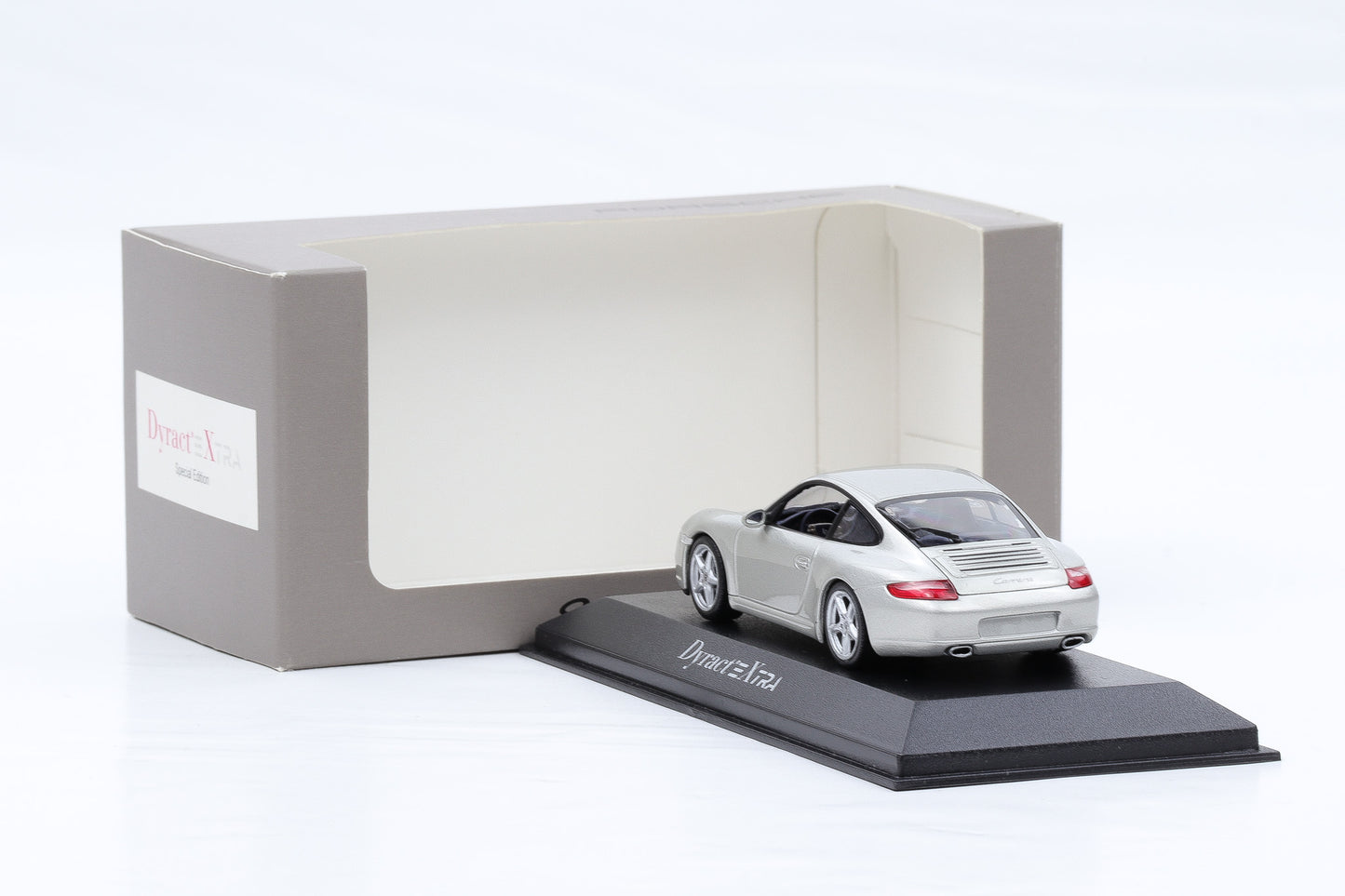 1:43 Minichamps Porsche 911 997 Carrera DyractXtra silber 2005 WAP Dealer