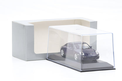 1:43 Minichamps Porsche 911 997 Carrera 4 blau metallic 2004 WAP Dealer