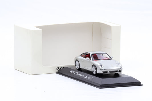 1:43 Minichamps Porsche 911 997 Carrera S silber 2005 WAP Dealer