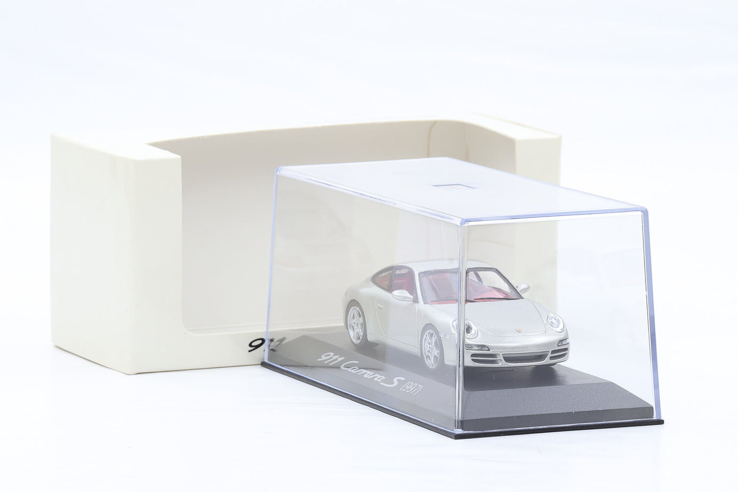 1:43 Minichamps Porsche 911 997 Carrera S silber 2005 WAP Dealer