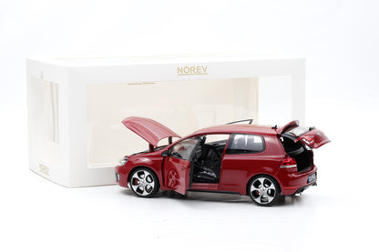 1:18 Norev VW Golf VI 6 GTI 2009 Tornadorot full opening 188504 + Vitrine