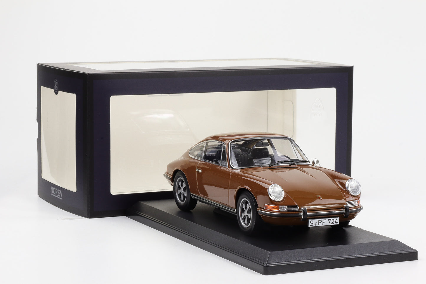 1:18 Norev Porsche 911 T 1969 sepiabraun Exclusive Ltd 400 pcs Norev