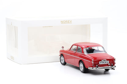 1:18 Norev Volvo Amazon 123 GT 1968 rot + Vitrine 188741