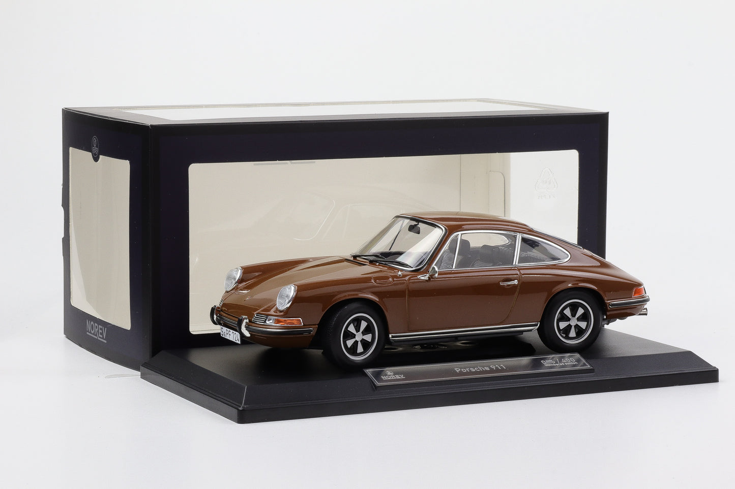 1:18 Norev Porsche 911 T 1969 sepiabraun Exclusive Ltd 400 pcs Norev