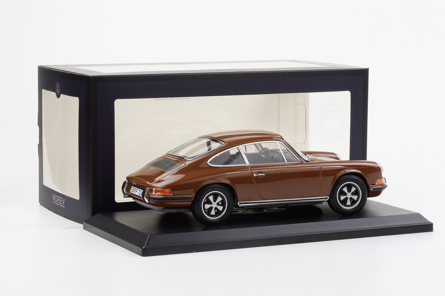 1:18 Norev Porsche 911 T 1969 sepiabraun Exclusive Ltd 400 pcs Norev