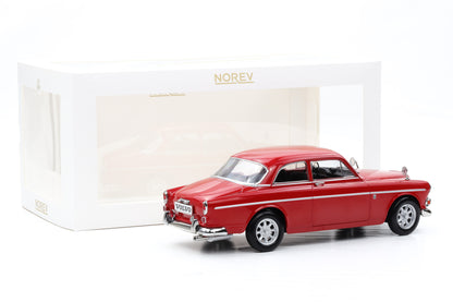 1:18 Norev Volvo Amazon 123 GT 1968 rot + Vitrine 188741