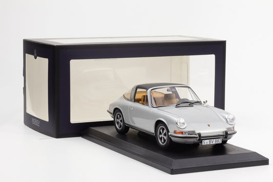 1:18 Norev Porsche 911 E 1969 Targa Silber Exclusive Ltd 400 pcs Norev