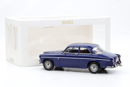 1:18 Norev Volvo Amazon 1966 Midnight blue + Vitrine 188740