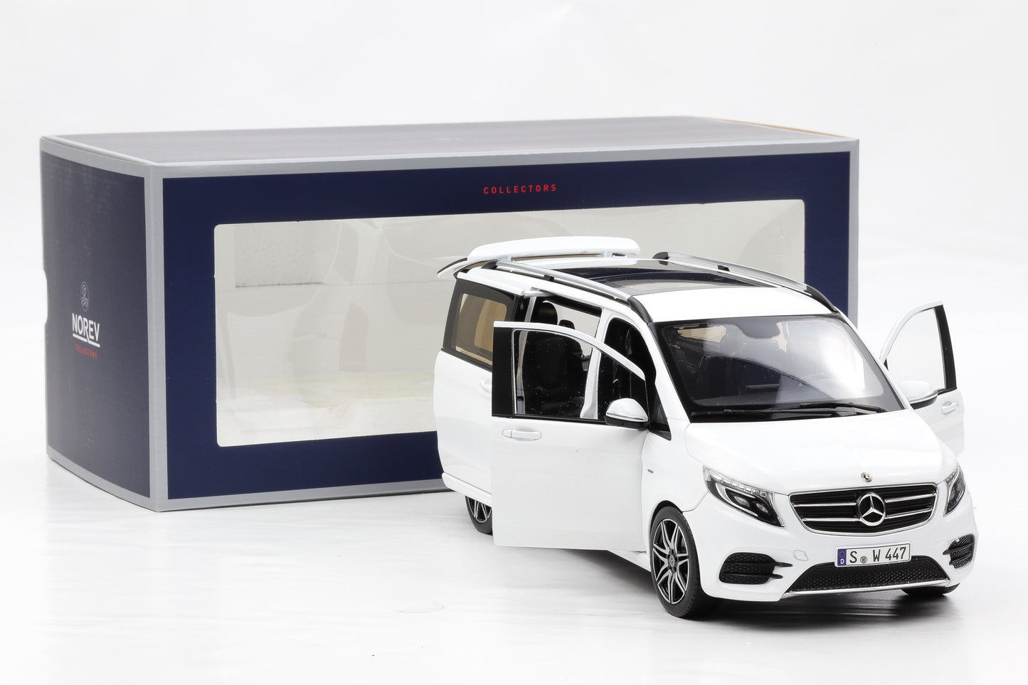 1:18 Norev Mercedes-Benz V-Class AMG-Line VAN weiss 2018 183876
