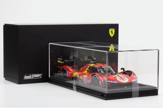 1:18 LookSmart Ferrari 499P #51 AF Corse Winner 24h Le Mans 2023 Guidi Calado OVP