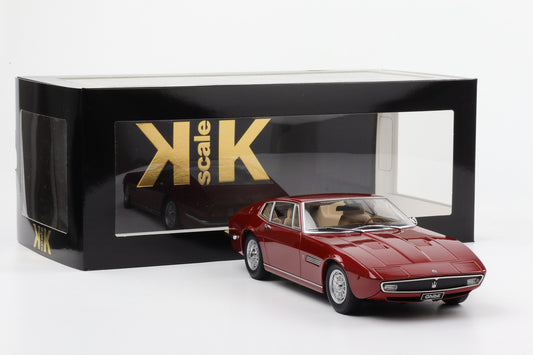 1:18 Maserati Ghibli Coupe 1969 rot metallic 1:18 KK-Scale diecast