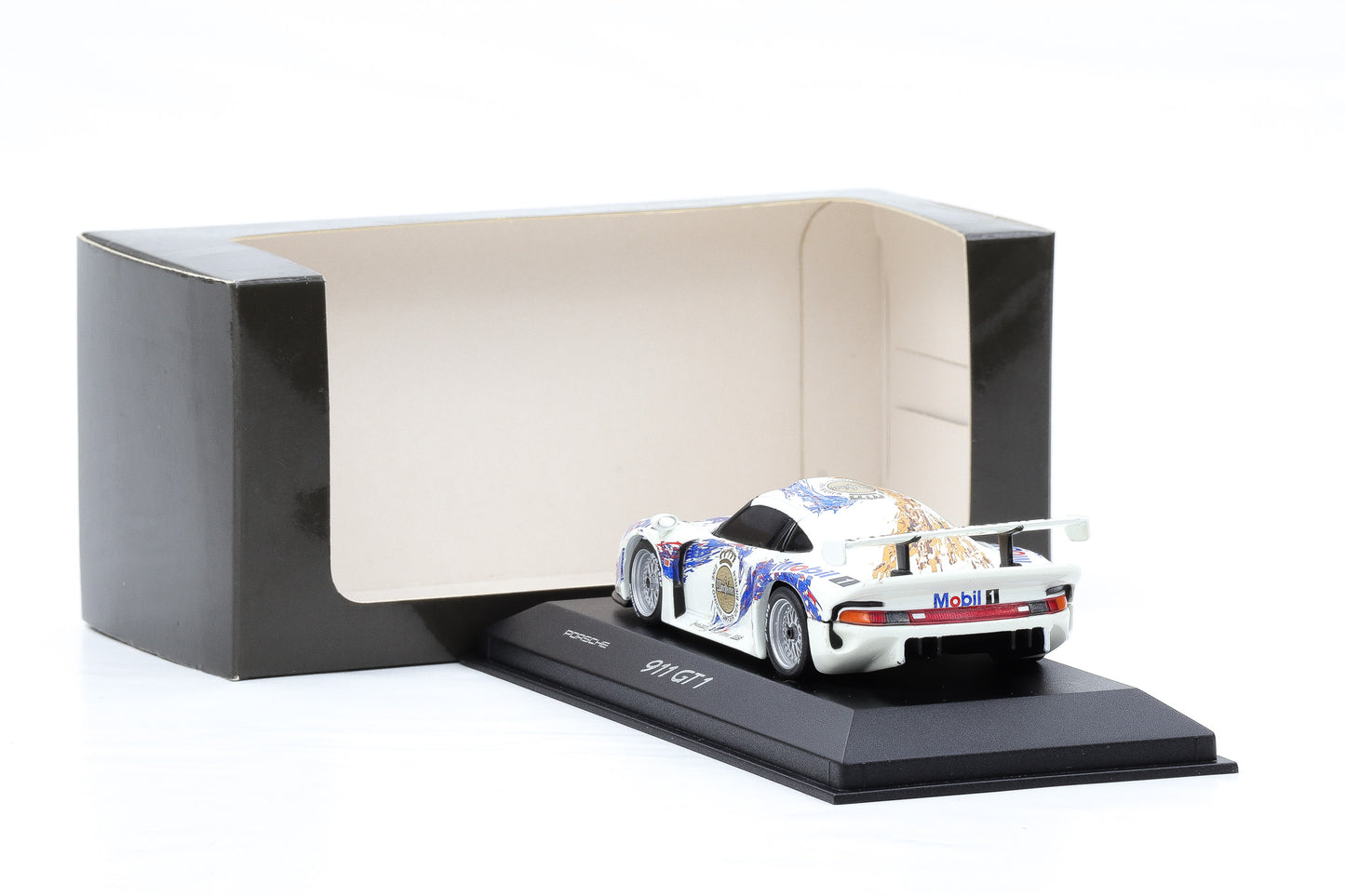 1:43 Minichamps Porsche 911 GT1 Porsche Black Window Mobil 1996 WAP Dealer