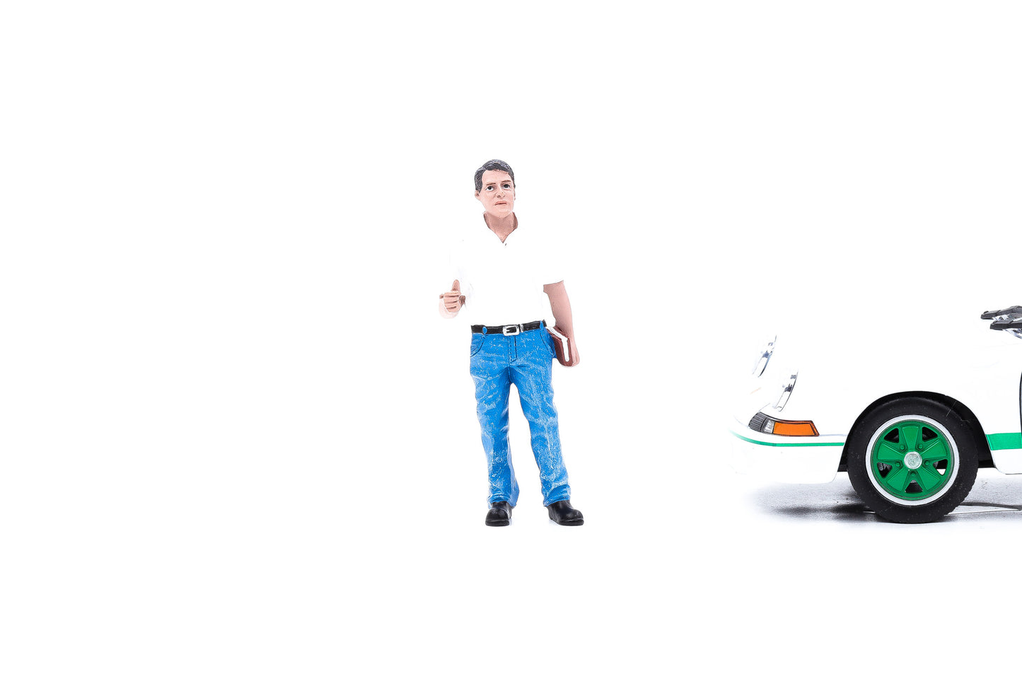 1:24 Figur Auto-Mechaniker Figuren Werkstatt  Manager Tim American Diorama 77493