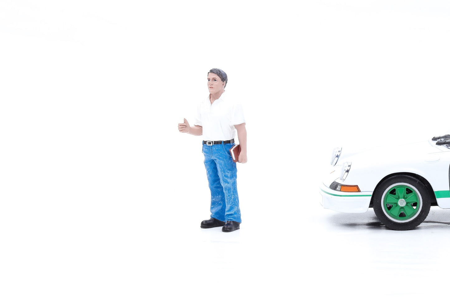 1:24 Figur Auto-Mechaniker Figuren Werkstatt  Manager Tim American Diorama 77493