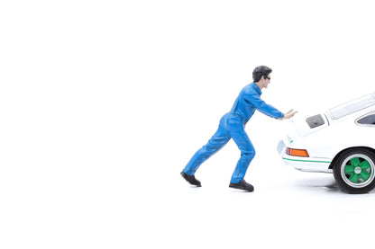 1:24 Figur Auto-Mechaniker Figuren Werkstatt Ken schiebt American Diorama 23902