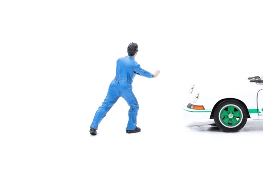 1:24 Figur Auto-Mechaniker Figuren Werkstatt Ken schiebt American Diorama 23902