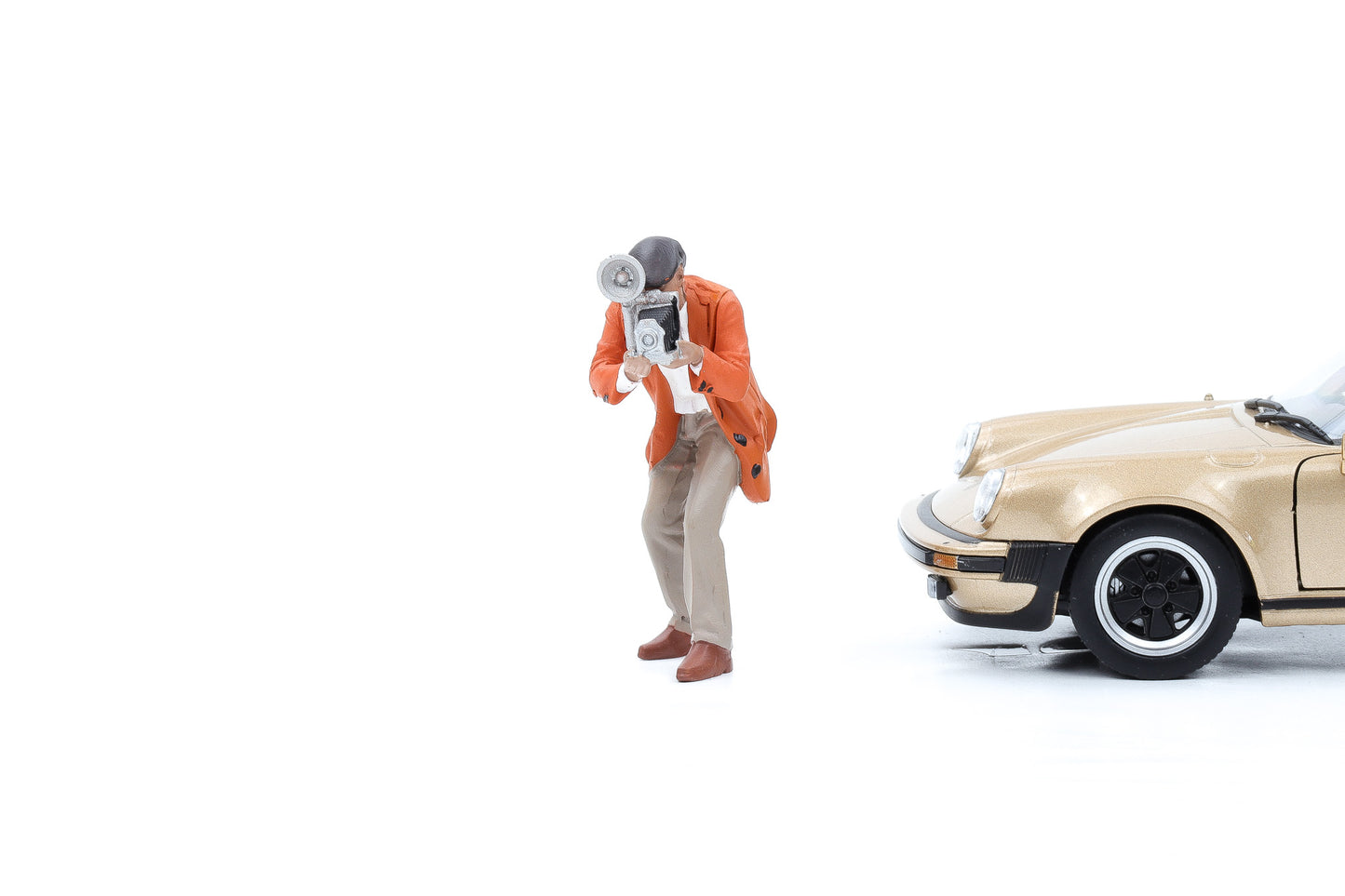 1:24 Figur Photographers Race Day Classic Fotograf Figuren Mann American Diorama 76385