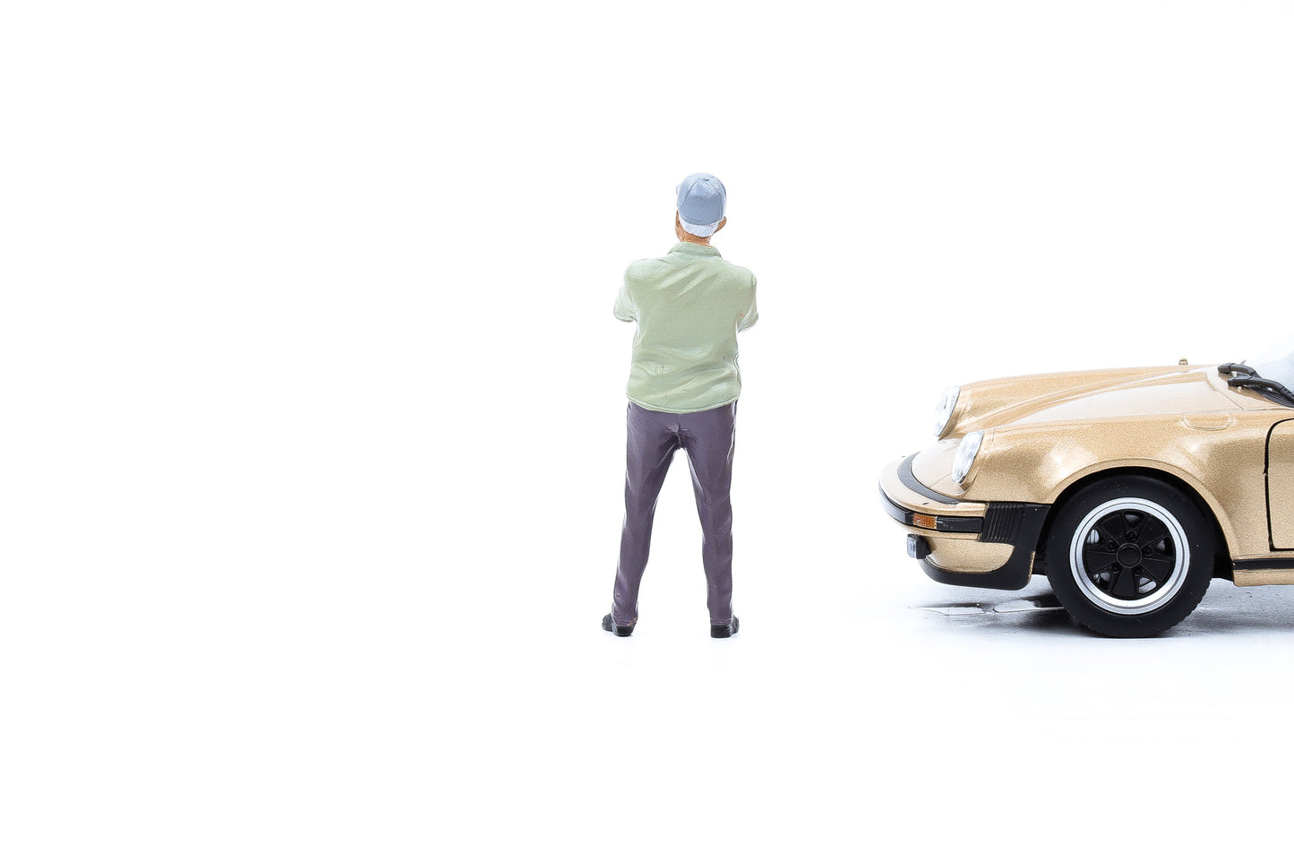 1:24 Figur Weed Car Show Figuren Mann mit Cap American Diorama 38310
