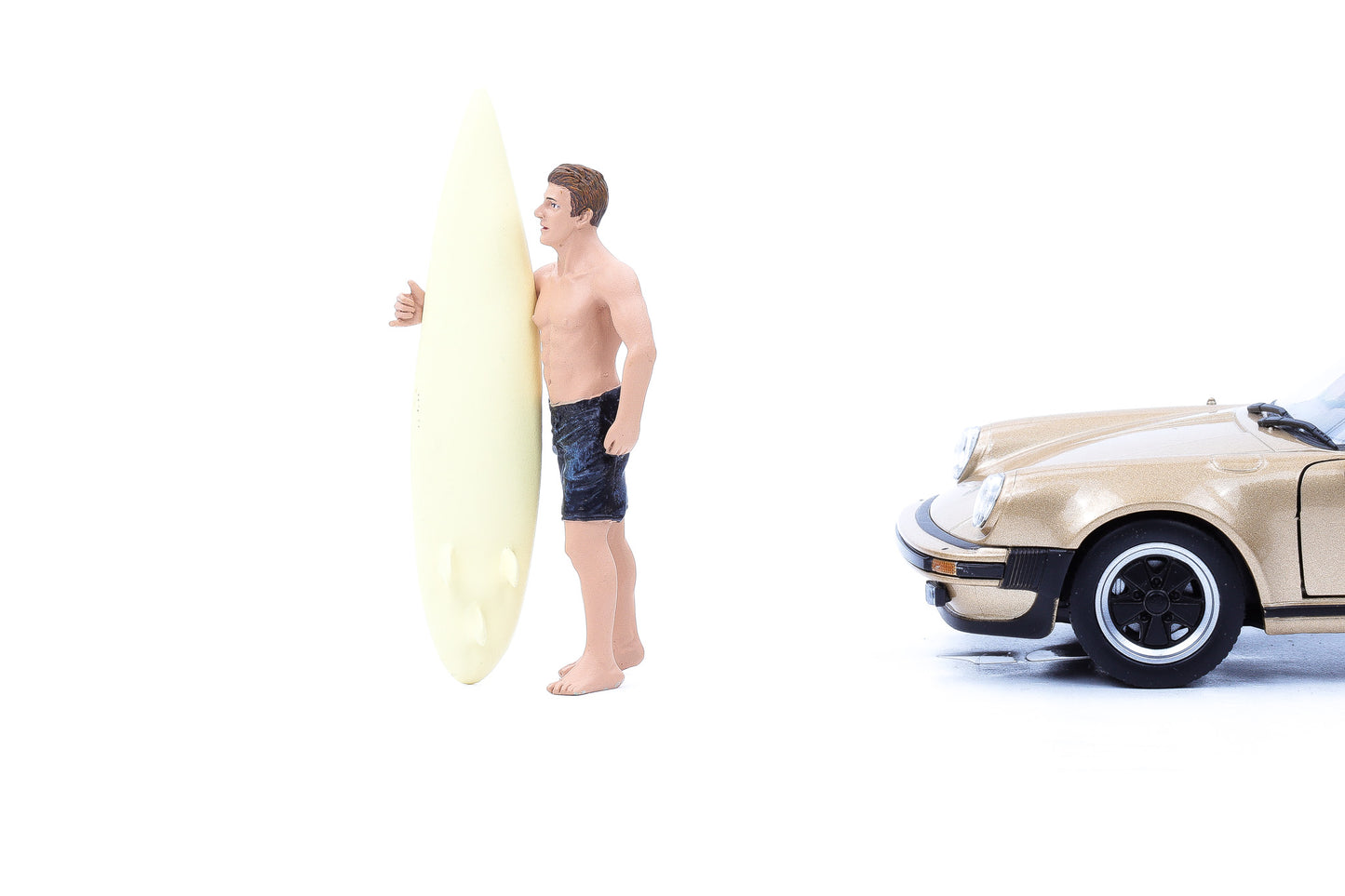 1:24 Figur Surfer Jay mit Board Figuren Mann American Diorama 77492
