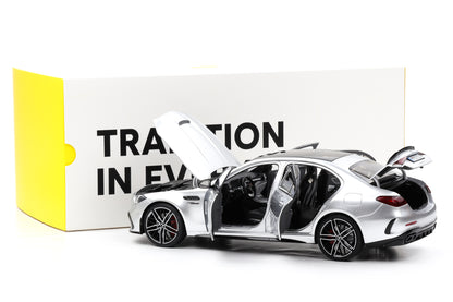 1:18 NZG Mercedes-Benz AMG C 63 S E Performance W206 hightech silber