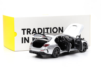 1:18 NZG Mercedes-Benz AMG C 63 S E Performance W206 hightech silber