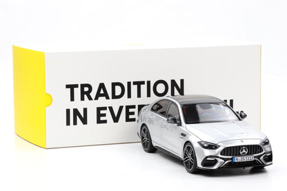 1:18 NZG Mercedes-Benz AMG C 63 S E Performance W206 hightech silber
