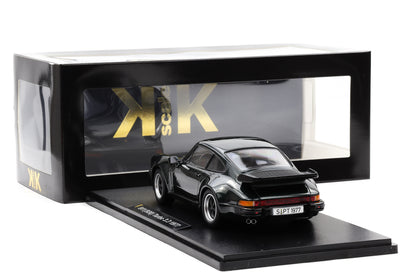 1:18 Porsche 911 930 Turbo 3.3 Coupe 1977 oakgrün KK Scale + Vitrine