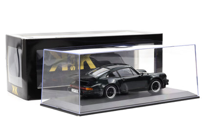 1:18 Porsche 911 930 Turbo 3.3 Coupe 1977 oakgrün KK Scale + Vitrine