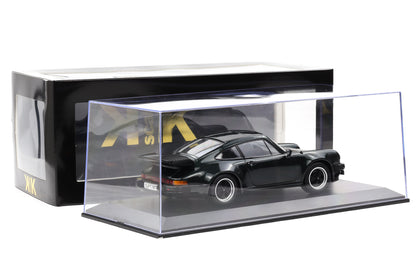 1:18 Porsche 911 930 Turbo 3.3 Coupe 1977 oakgrün KK Scale + Vitrine