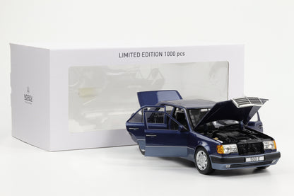 1:18 Norev Mercedes-Benz 500 E W124 5.0 V8 Limousine 1990 nautic blau metallic