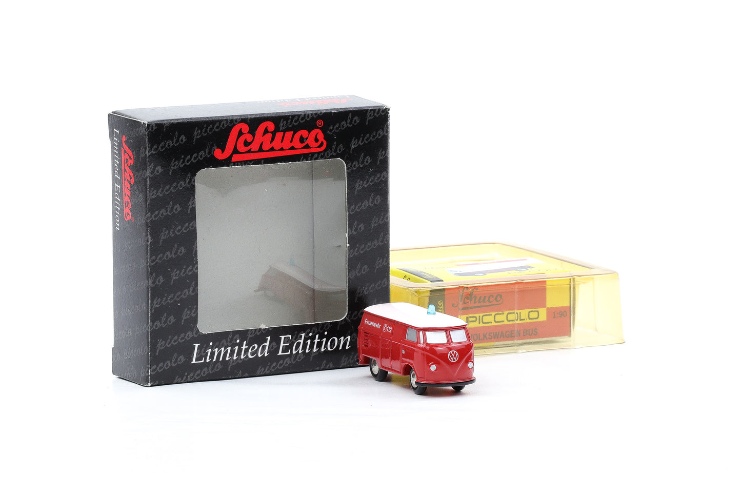 1:90 Schuco Piccolo VW T1 Bus Bulli Feuerwehr Limitiert 1000 Stk.