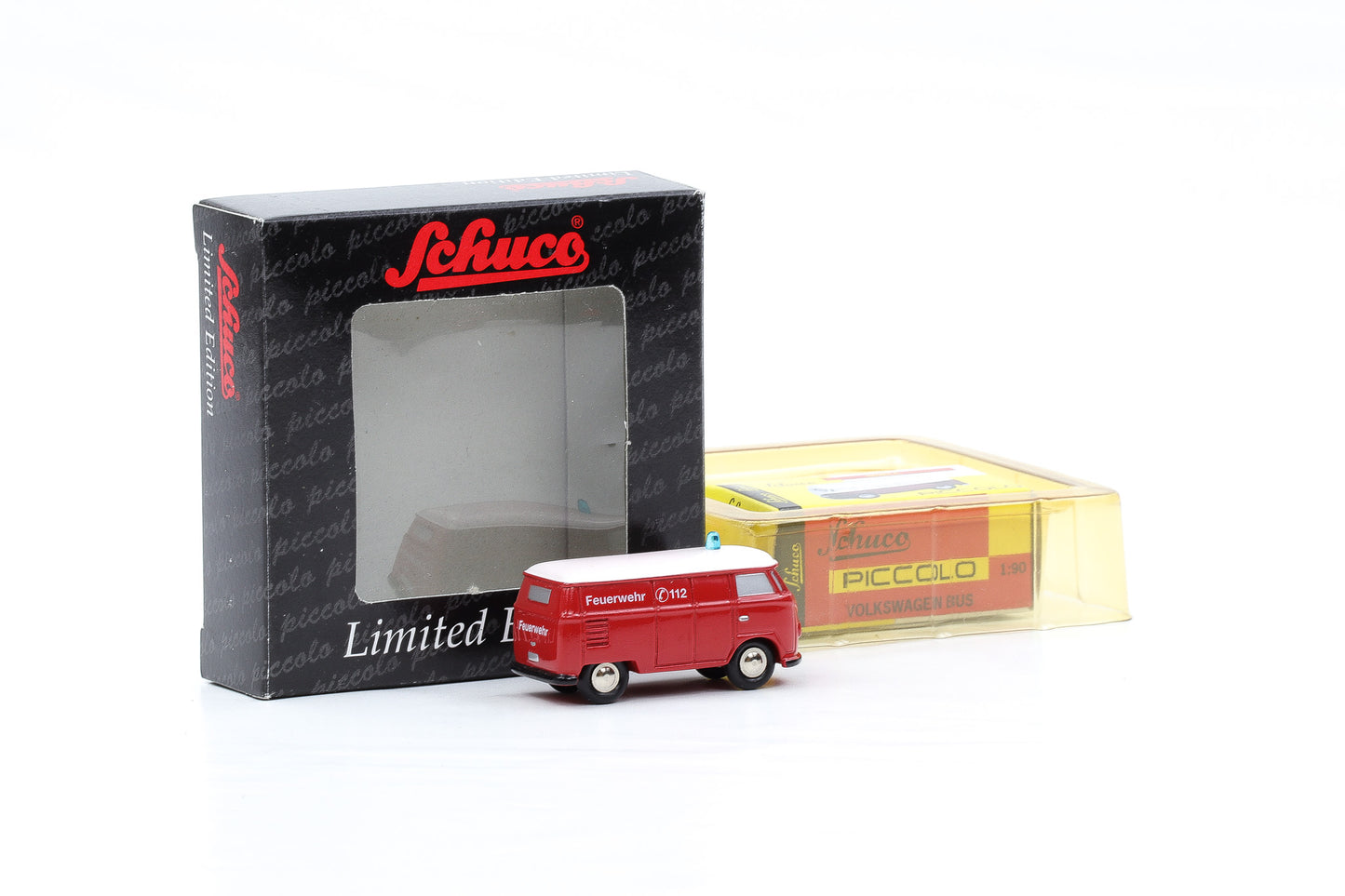 1:90 Schuco Piccolo VW T1 Bus Bulli Feuerwehr Limitiert 1000 Stk.