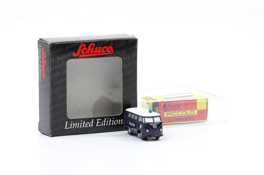 1:90 Schuco Piccolo VW T1 Bus Bulli Politie Polizei dunkelblau Limitiert Art.Nr. 01315