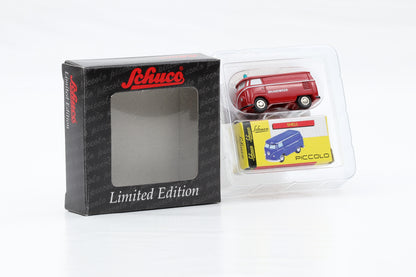 1:90 Schuco Piccolo VW T1 Bus Bulli Brandweer rot Limitiert Art.Nr. 01329