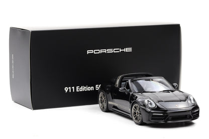 1:18 Minichamps Porsche 911 (992) Targa 4 GTS 50 Jahre Design schwarz WAP Dealer
