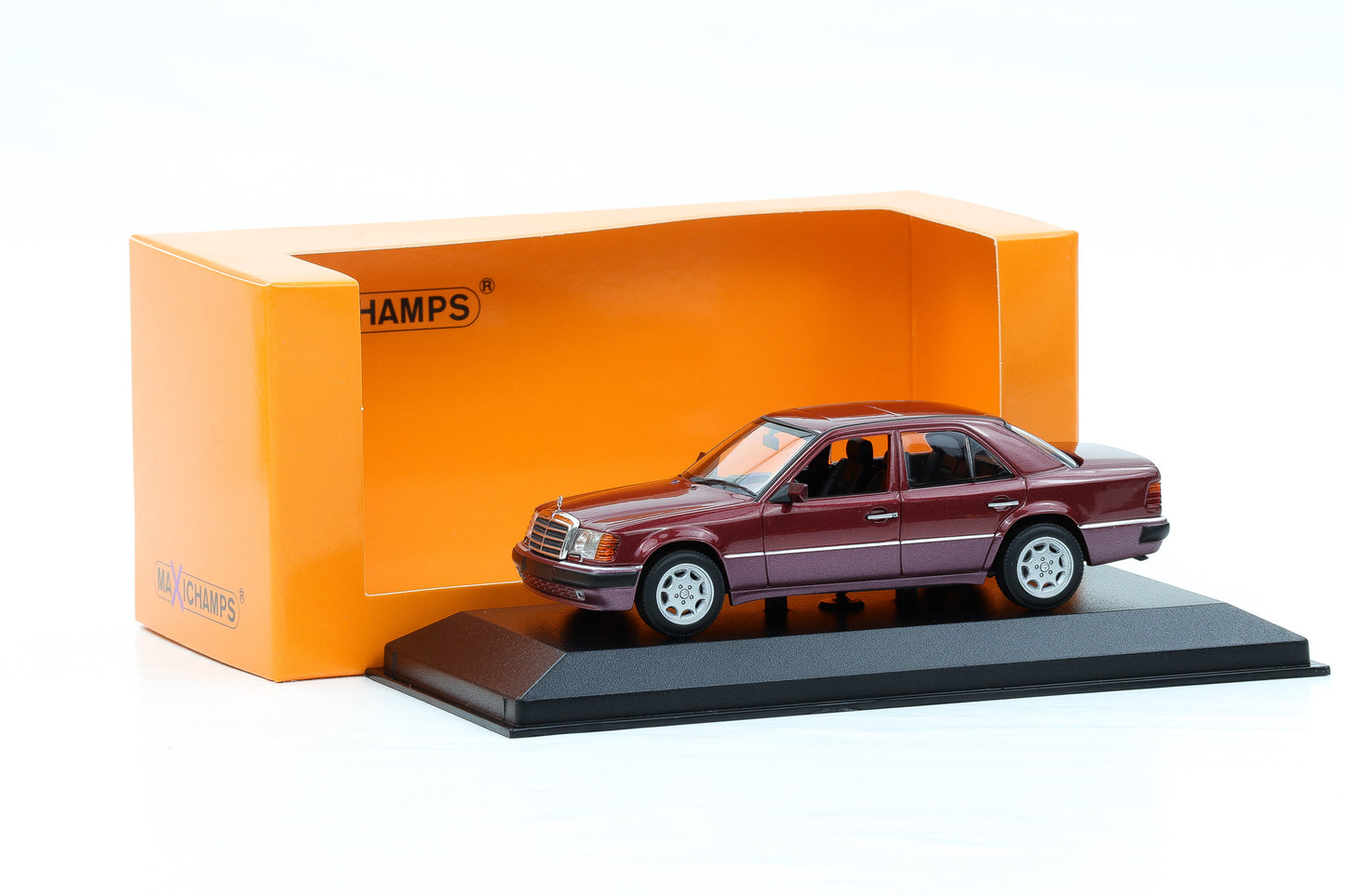 1:43 Minichamps Mercedes-Benz 500E V8 1991 rot metallic Maxichamps