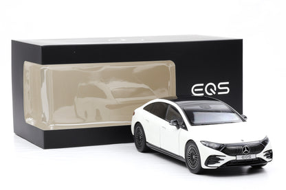1:18 NZG Mercedes EQS V297 Limousine opalite white bright matt DEALER NEU
