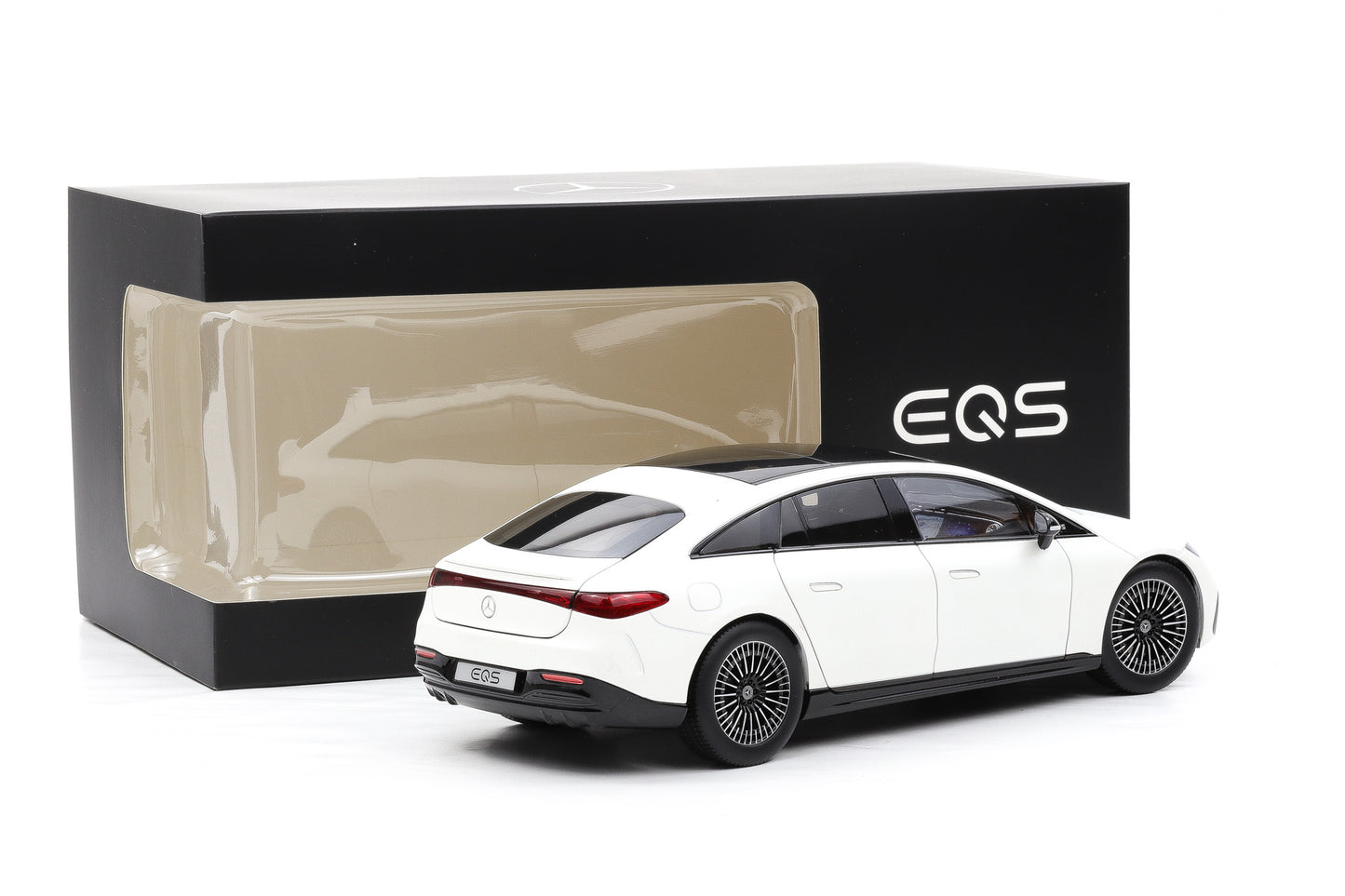 1:18 NZG Mercedes EQS V297 Limousine opalite white bright matt DEALER NEU