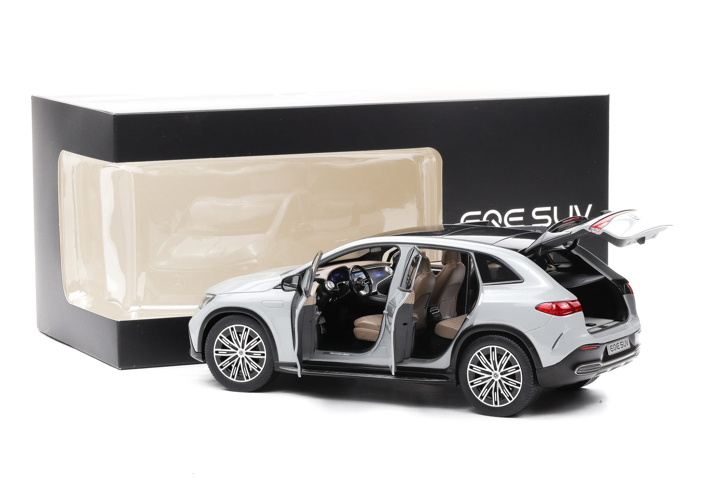 1:18 Mercedes-Benz EQ EQE SUV X294 2023 alpingrau uni NZG Dealer
