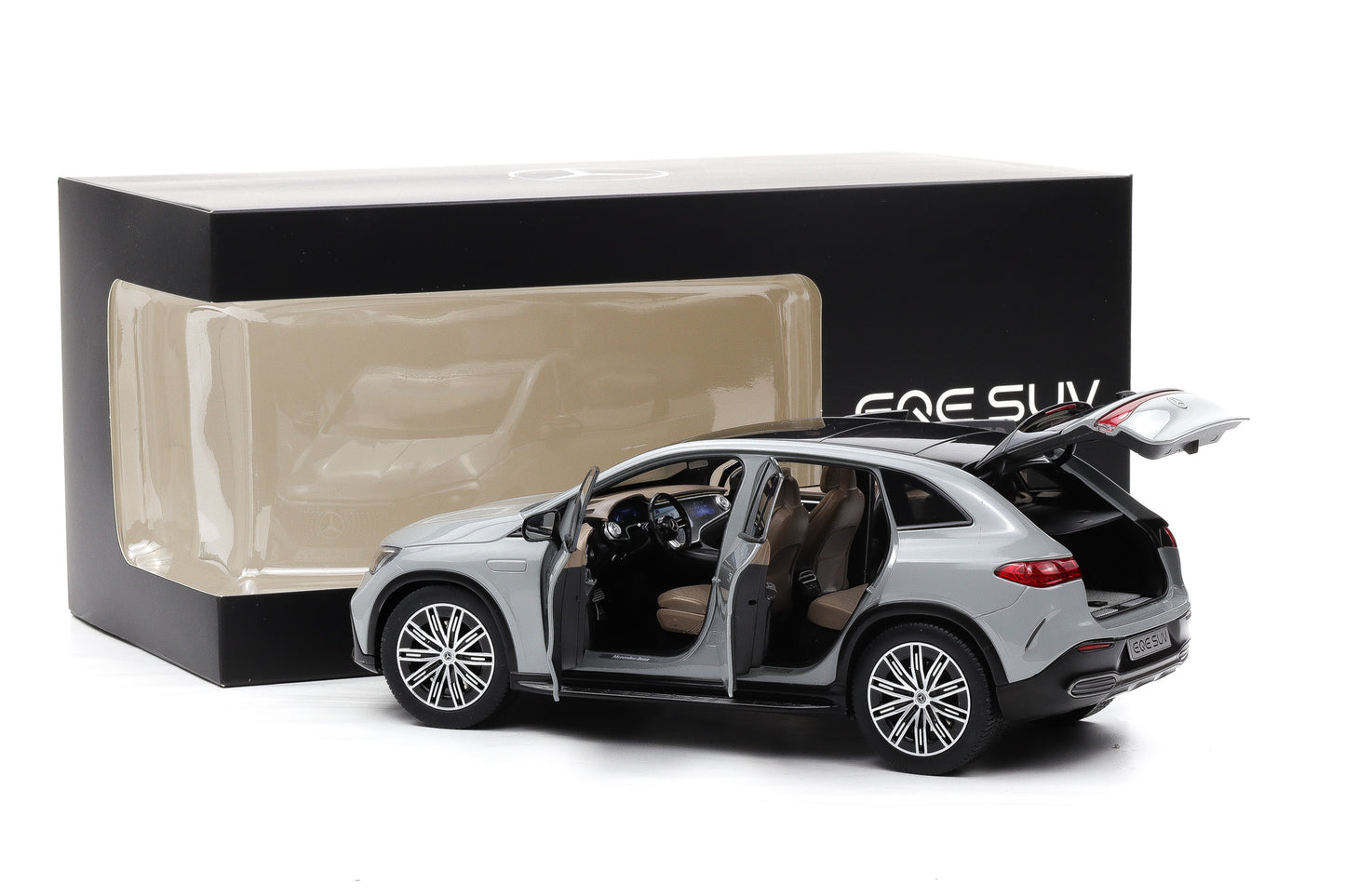 1:18 Mercedes-Benz EQ EQE SUV X294 2023 alpingrau uni NZG Dealer