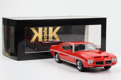 1:18 Pontiac LeMans GTO 1972 hellrot KK Scale diecast