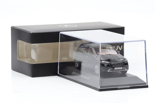 1:43 Spark Mercedes-Benz EQE SUV X294 Obsidianschwarz 2023 Dealer Acrylbox