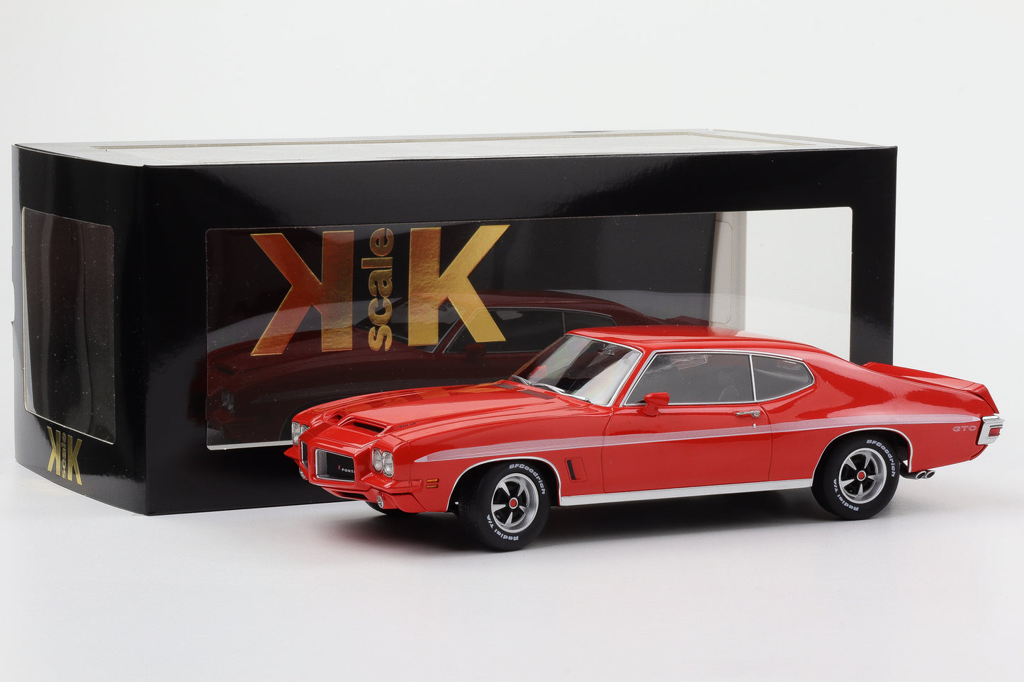 1:18 Pontiac LeMans GTO 1972 hellrot KK Scale diecast