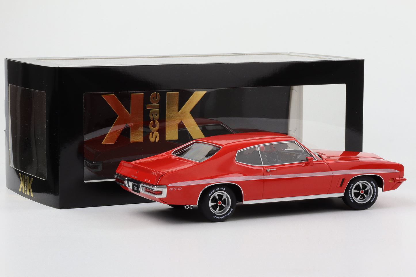 1:18 Pontiac LeMans GTO 1972 hellrot KK Scale diecast